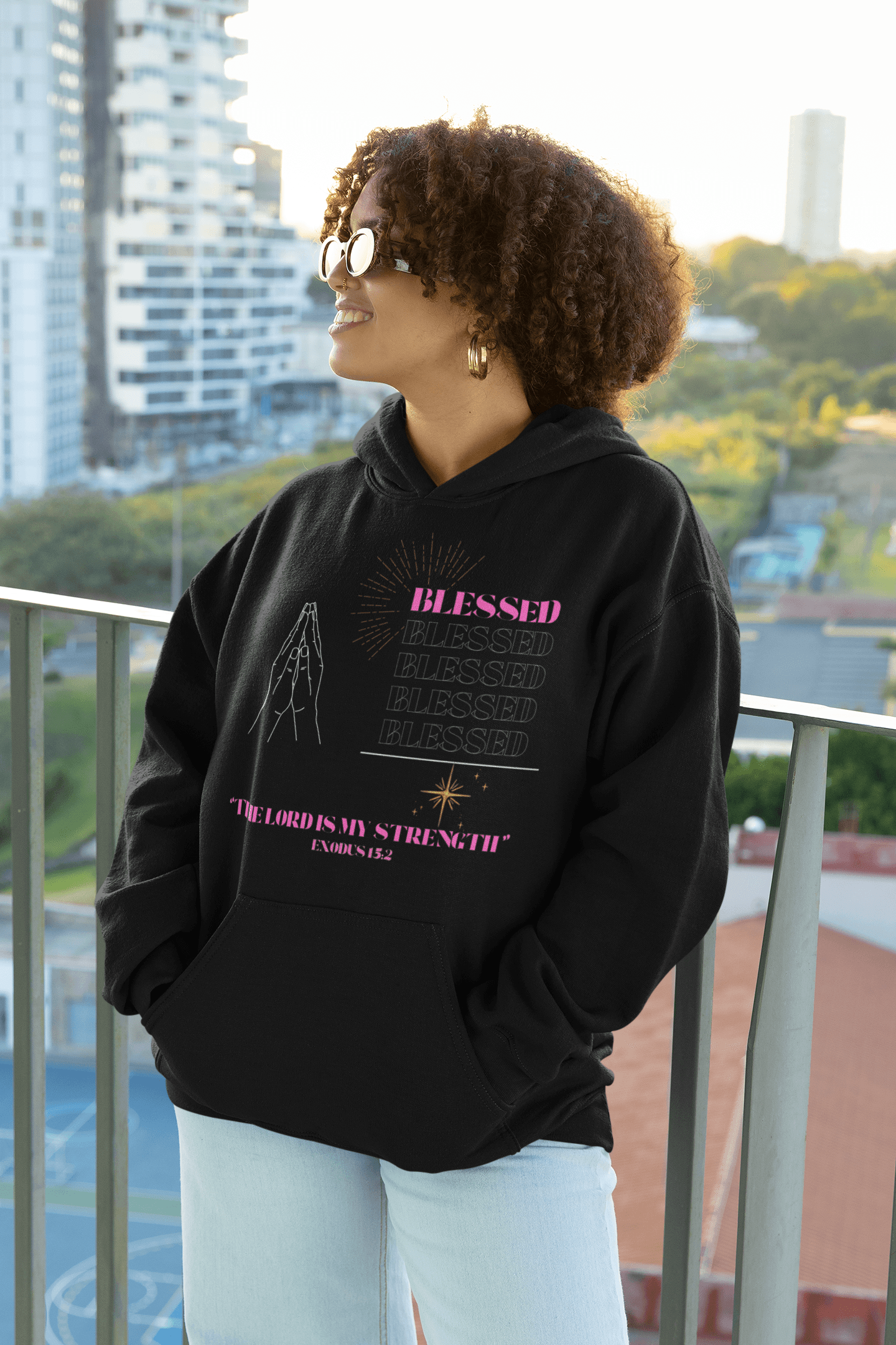 The Lord Is My Strength Hoodie | God Is My Strength Hoodie - Harmony In Hers